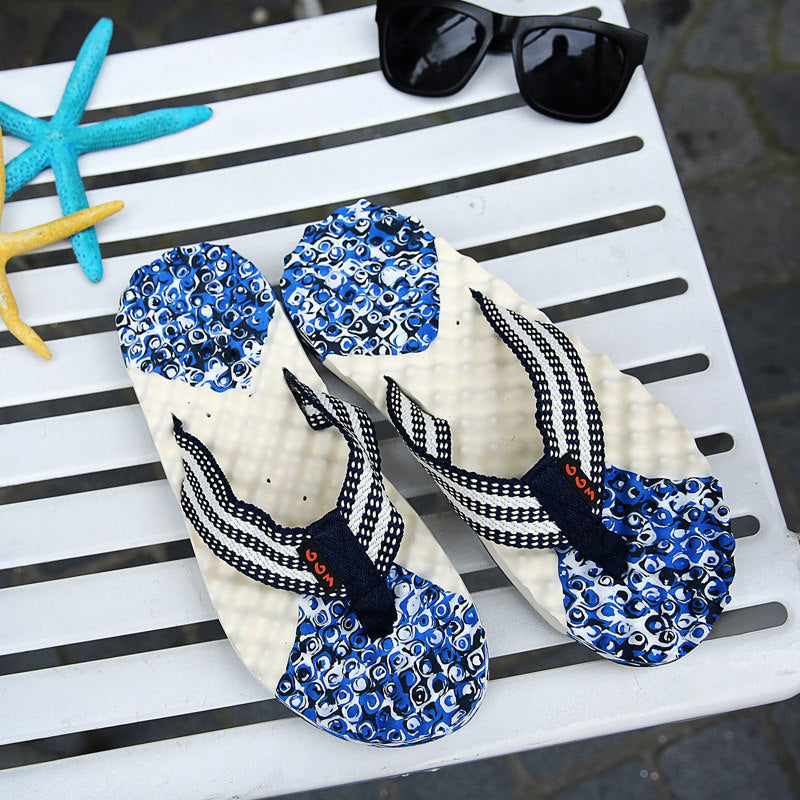 Mens Flip Flops Non-Slip Fashion Outer Wear - FOOTMAX