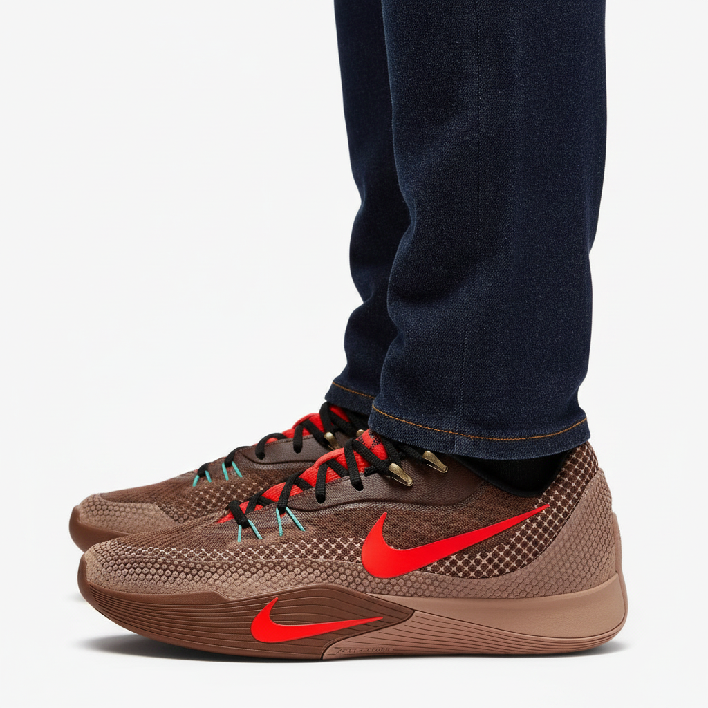 Nike S.T. Flare EP Men's Basketball Shoe – Hazel Rush / Picante Red