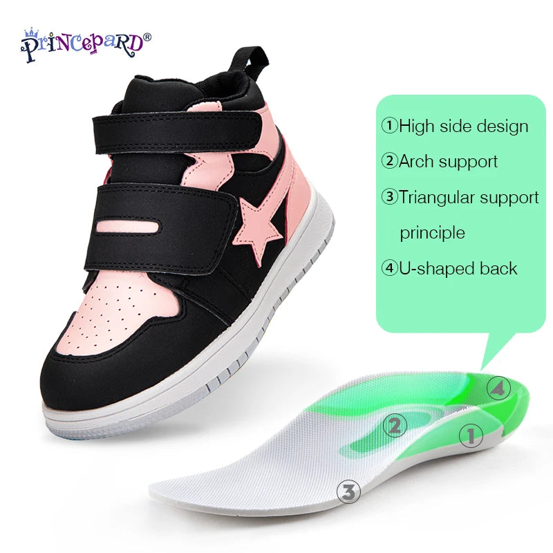 Footmax Kids Orthopedic High-Top Sneakers - Anti-Slip Support Trainers for Boys & Girls - footmaxldn