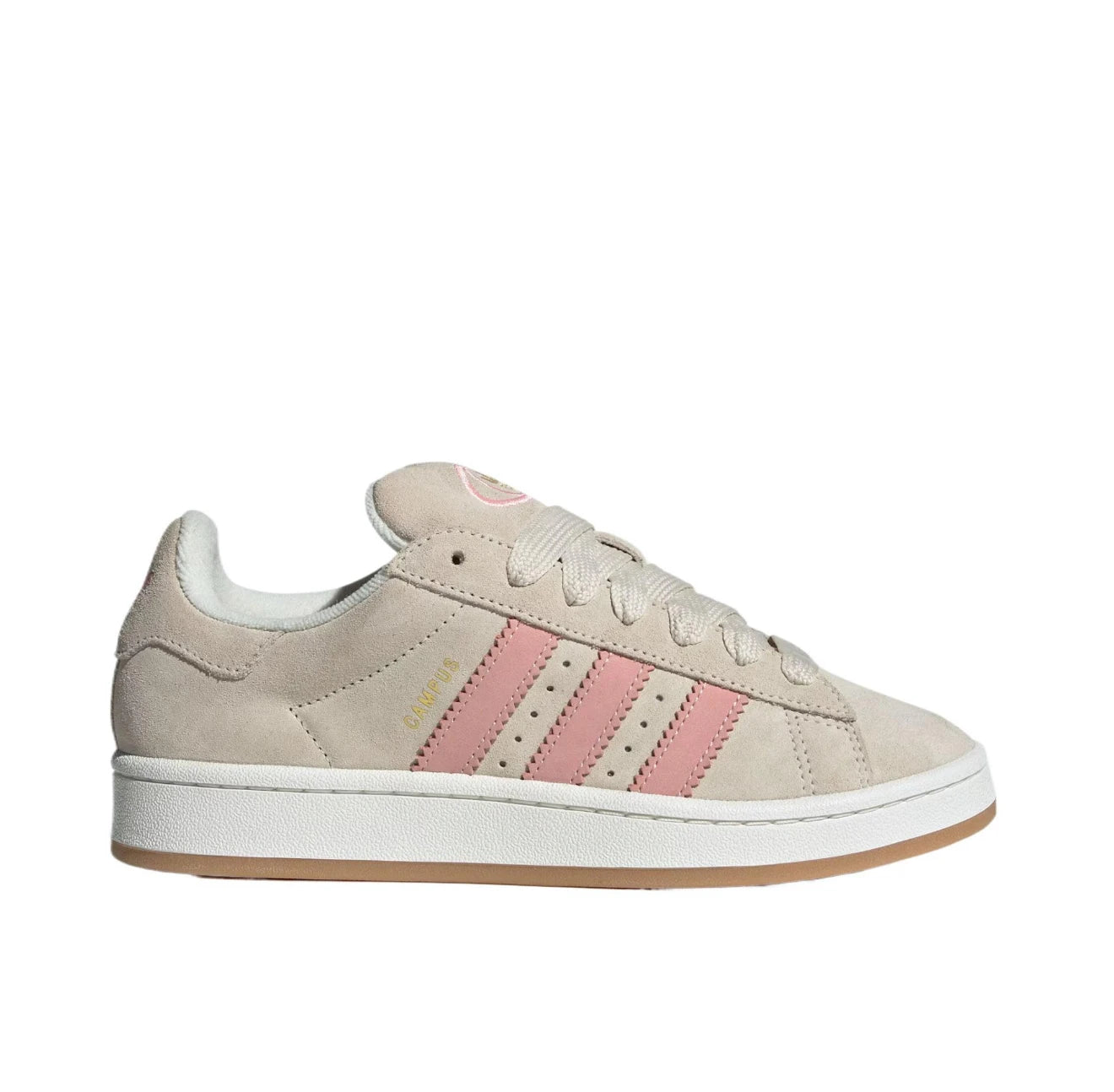 Adidas Originals Campus 00s Classic Simple Retro Lightweight Breathable Low Top German Training Shoes Women's Beige Pink - footmaxldn