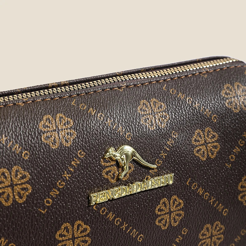 Fashionable trendy ladies' single-shoulder bag 2025 new model large capacity single-shoulder bag retro women's bag for commuting - footmaxldn