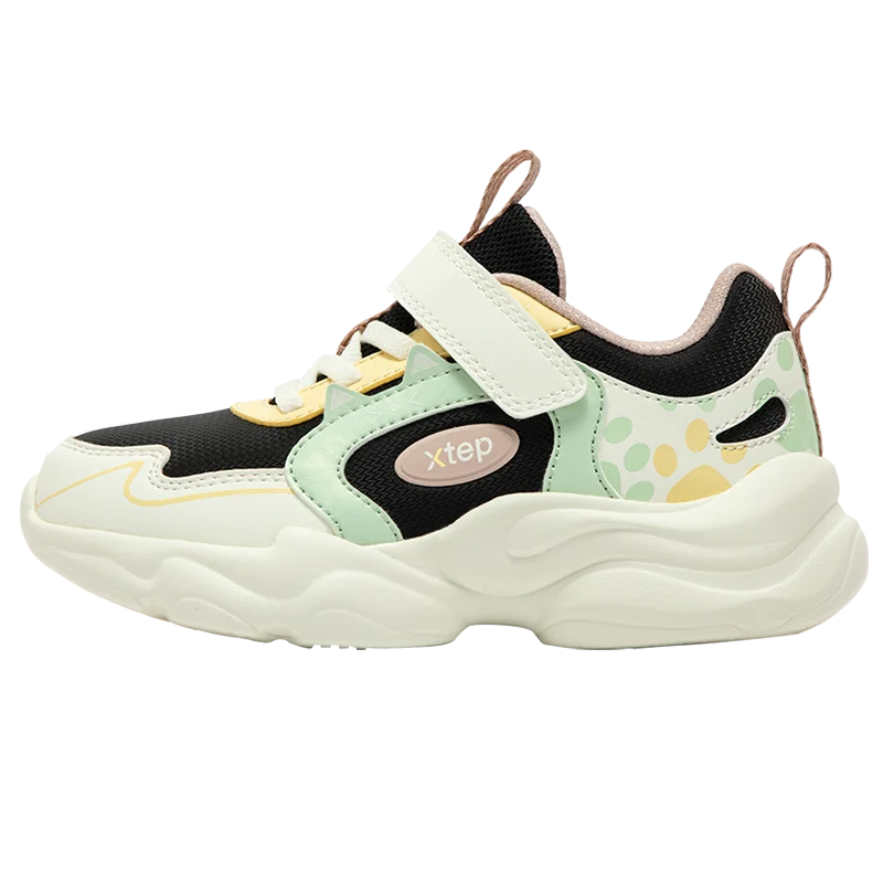 Xtep Kids Skateboarding Shoes - Girls Spring 2025 Velcro Sneakers - footmaxldn