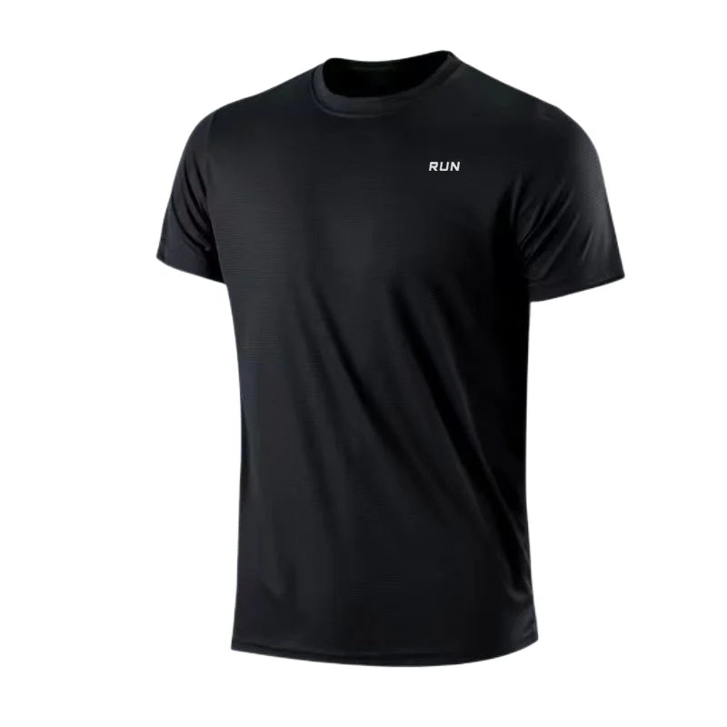 Footmax Men's Quick Dry Ice Silk T-Shirt - Premium Breathable Summer Athletic Wear with UV Protection - footmaxldn