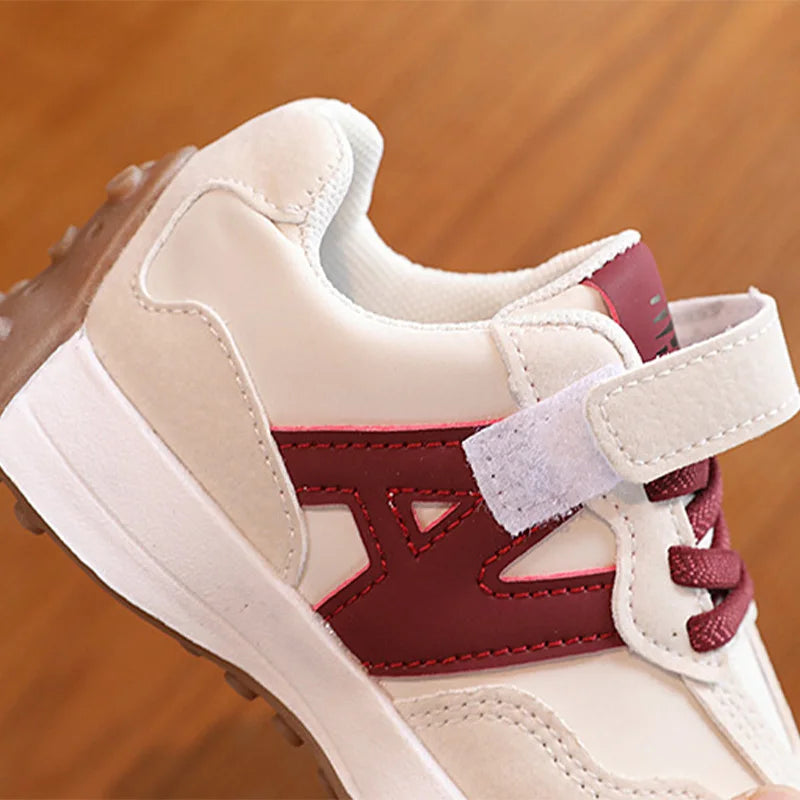 Footmax Kids Color Block Sneakers - Non-Slip Breathable Outdoor Sports Shoes - footmaxldn