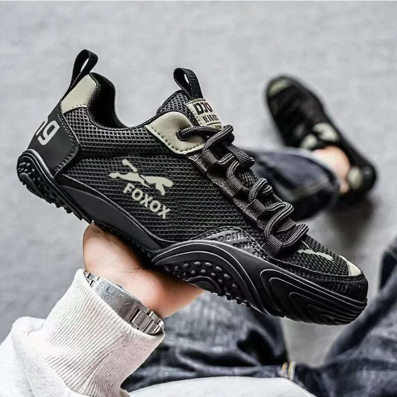 Footmaxldn Men's Breathable Mesh Running Sneakers