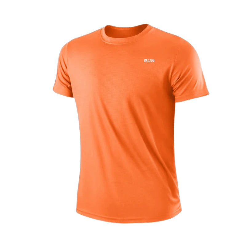Footmax Men's Quick Dry Ice Silk T-Shirt - Premium Breathable Summer Athletic Wear with UV Protection - footmaxldn