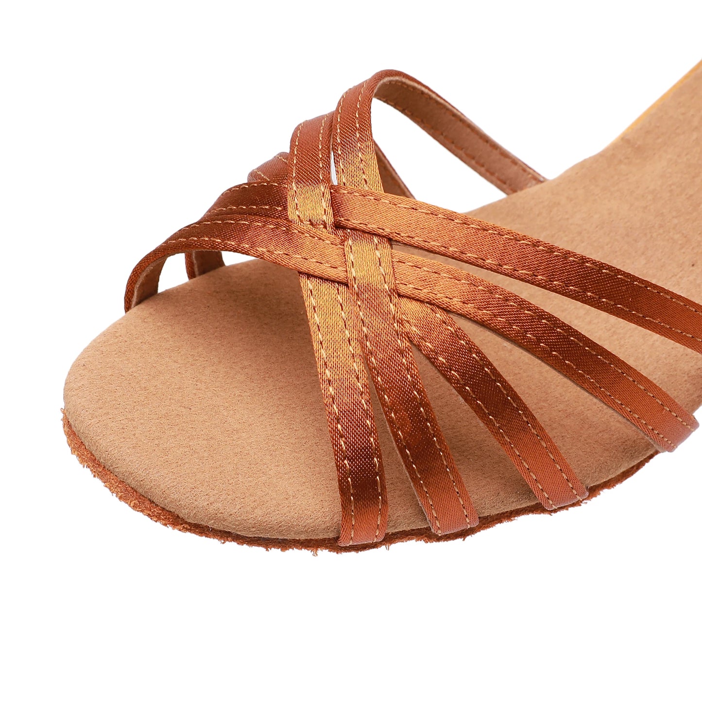 Woman Latin Dance Shoes Ladies Girls Ballroom Professional Dancing Shoes Sneaker 5/7cm Suede Soft Sole Jazz Salsa Practice Shoes - footmaxldn