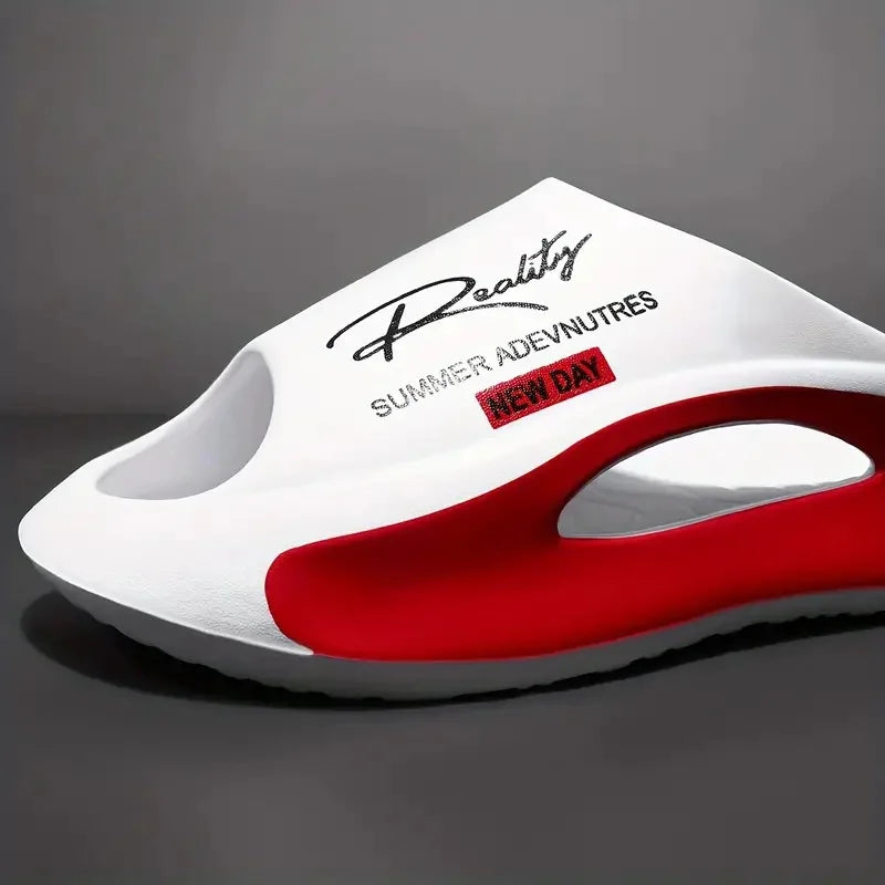 FootMax Non-Slip Couple Slippers - Unisex EVA Indoor Slides - footmaxldn