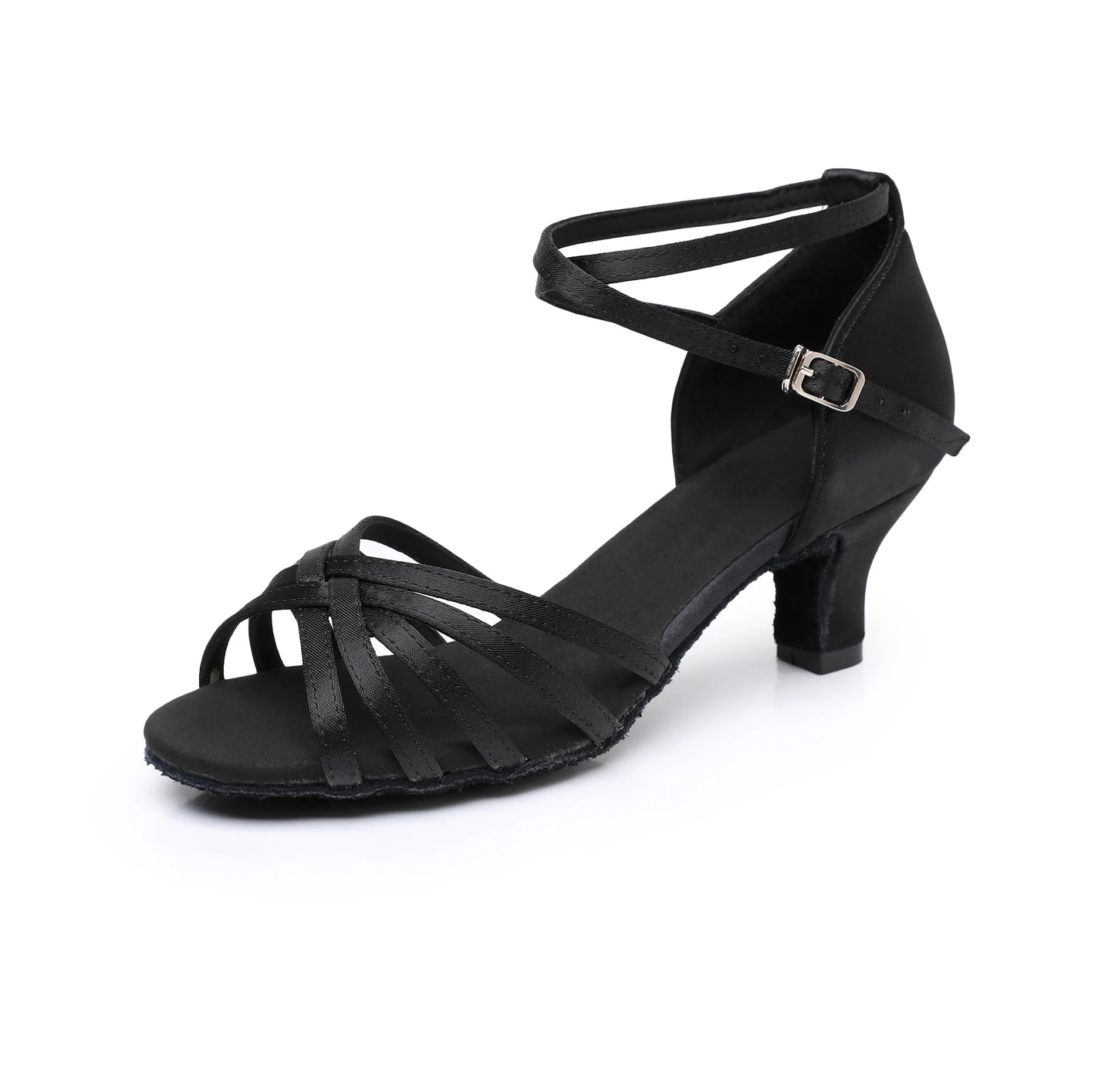 Woman Latin Dance Shoes Ladies Girls Ballroom Professional Dancing Shoes Sneaker 5/7cm Suede Soft Sole Jazz Salsa Practice Shoes - footmaxldn