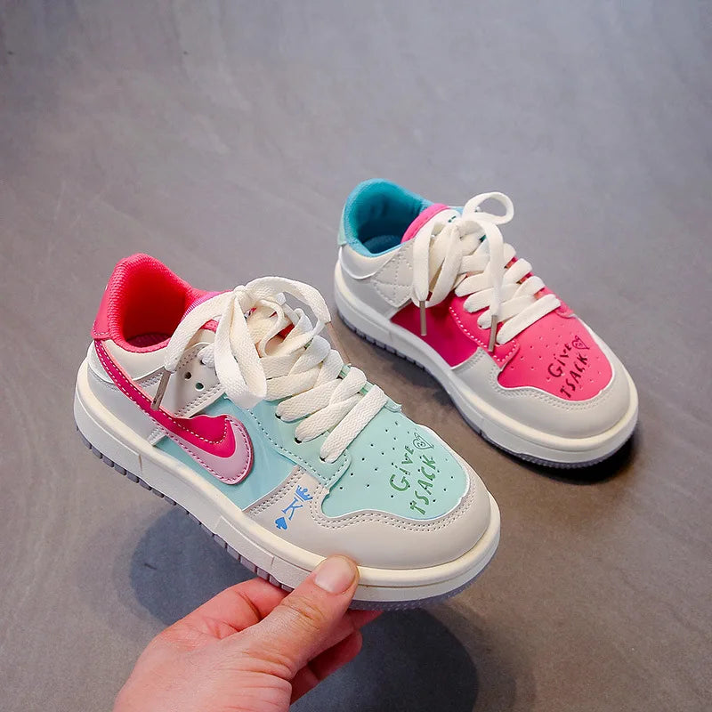 Kids Basketball Sneakers - Mandarin Ducks Sports Shoes - footmaxldn