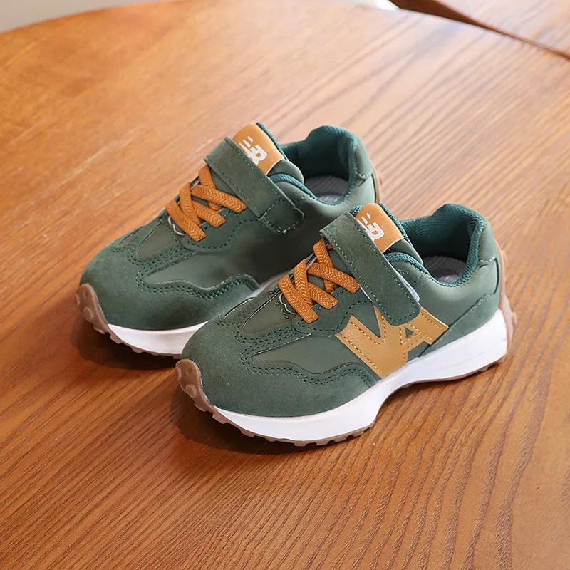 Footmax Kids Color Block Sneakers - Non-Slip Breathable Outdoor Sports Shoes - footmaxldn