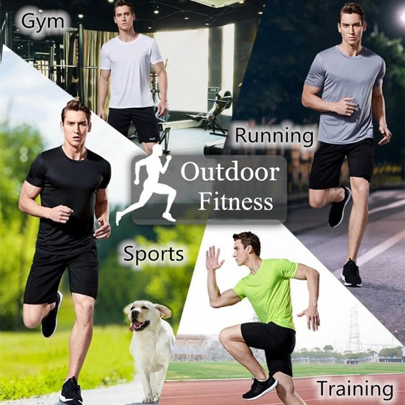 Footmax Men's Quick Dry Ice Silk T-Shirt - Premium Breathable Summer Athletic Wear with UV Protection - footmaxldn