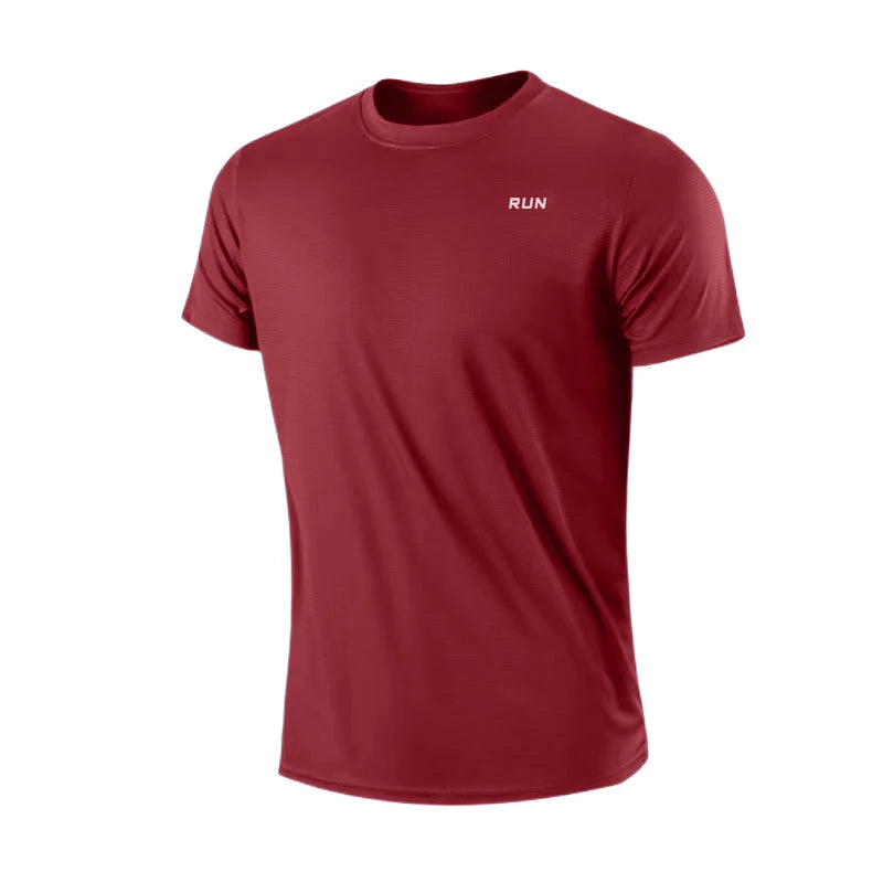 Footmax Men's Quick Dry Ice Silk T-Shirt - Premium Breathable Summer Athletic Wear with UV Protection - footmaxldn