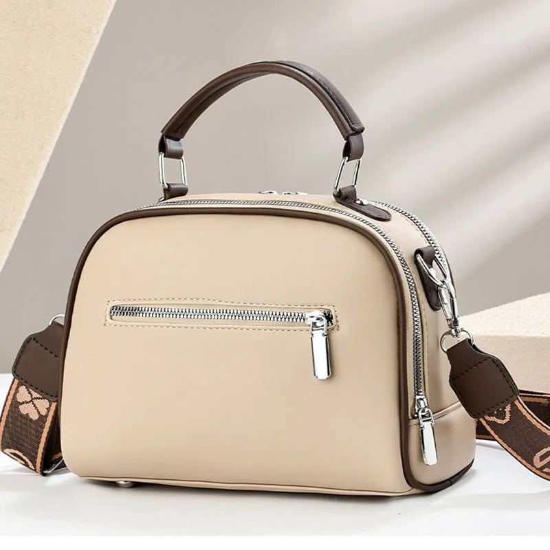 New Women bag Handbag for women 2025 sac a main Casual leather Printed monogram single shoulder straddle bag - footmaxldn