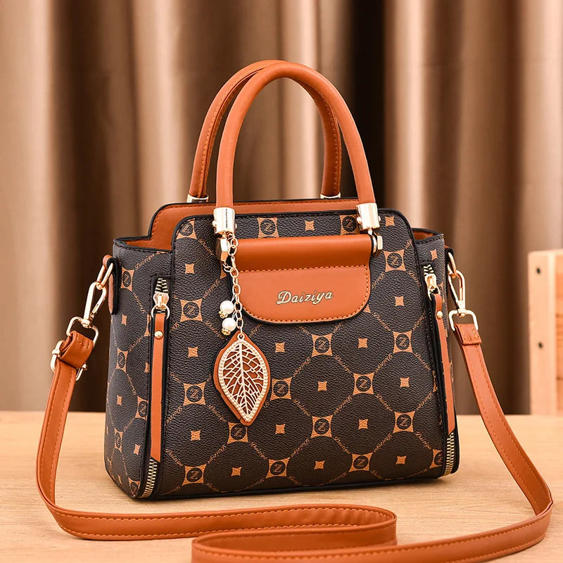 Fashion Brand Designer Women'S Handbag 2024 New Large Capacity Shoulder Bag Classic Retro Diagonal Cross Bag Commuting Tote Bag - footmaxldn