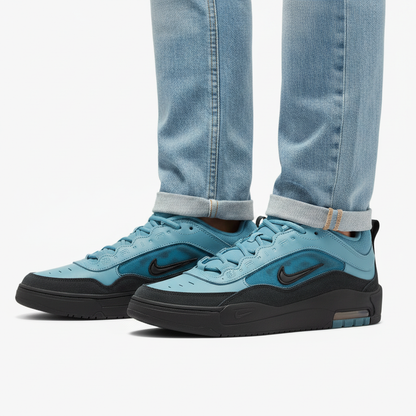 Nike Air Max Ishod – Mineral Teal & Black Skate Sneakers
