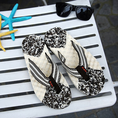 Mens Flip Flops Non-Slip Fashion Outer Wear - FOOTMAX