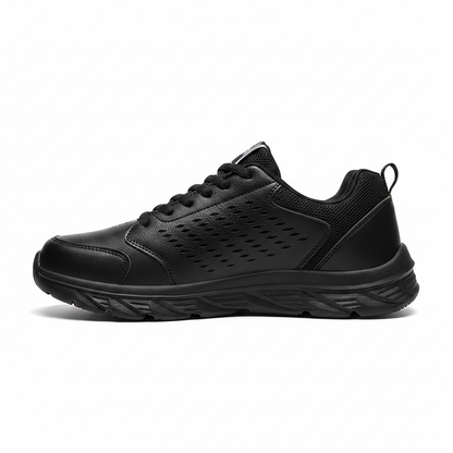 footmaxldn Men's Waterproof Sneakers | Cushioned Thick-Sole Running & Walking Shoes - footmaxldn
