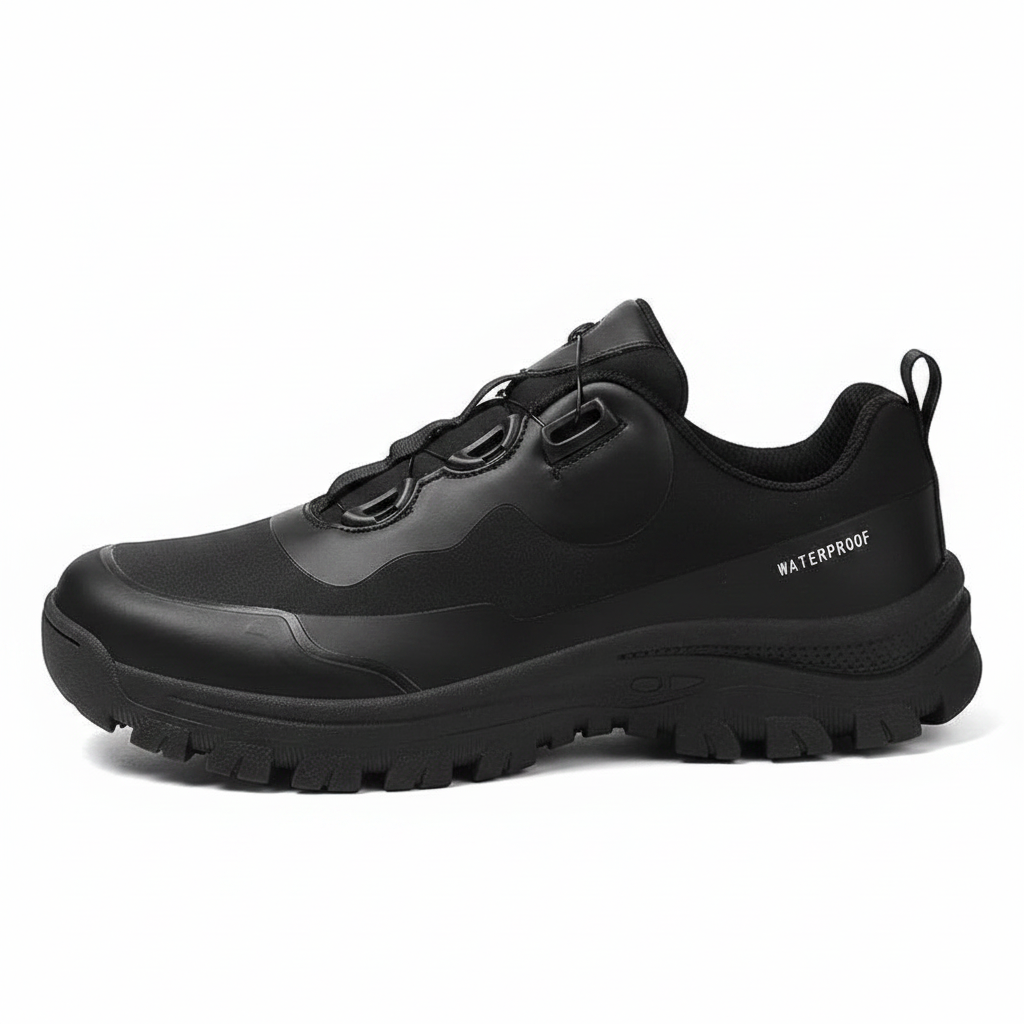 Footmaxldn Men's Waterproof Hiking Shoes | Lightweight Tactical Trail Boots - footmaxldn
