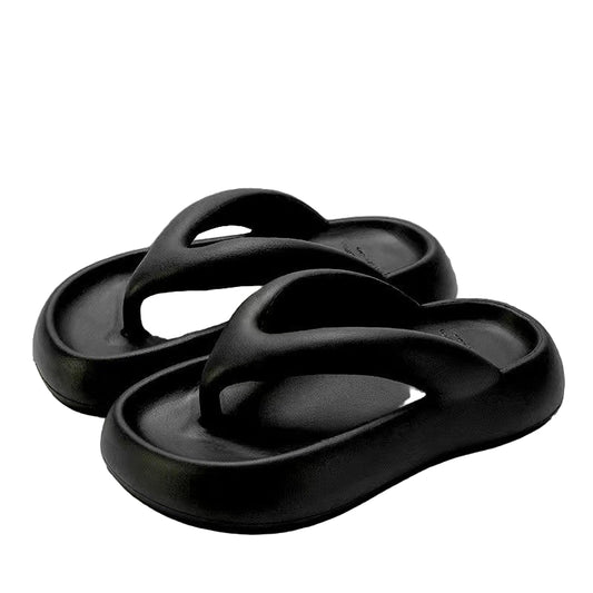 Womens Flip Flops Thick-soled Summer Indoor Outdoor Fashion Beach - FOOTMAX