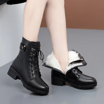 Women's Genuine Leather Ankle Boots | Footmaxldn