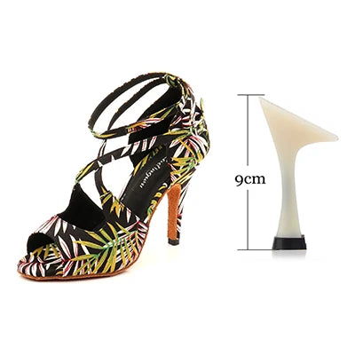 Women’s Printed Latin Dance Shoes | Footmaxldn