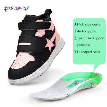Footmax Kids Orthopedic High-Top Sneakers - Anti-Slip Support Trainers for Boys & Girls - footmaxldn