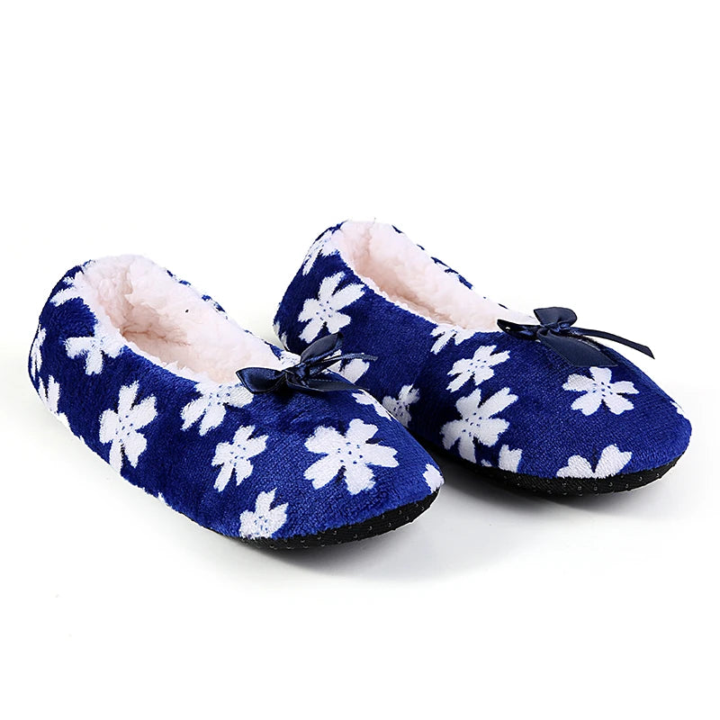 Womens Slippers Cotton Non-slip Indoor