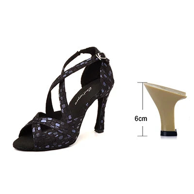 Footmaxldn Women's Latin & Ballroom Dance Sandals