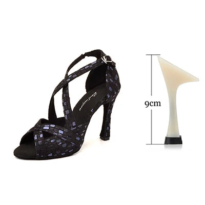 Footmaxldn Women's Latin & Ballroom Dance Sandals
