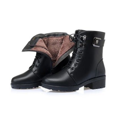 Women's Genuine Leather Ankle Boots | Footmaxldn
