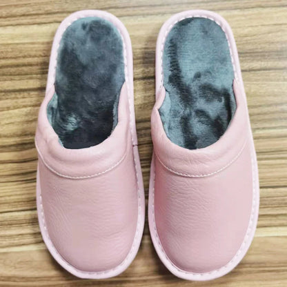 Men's Leather Slippers - Premium Bedroom Slides | Footmax - footmaxldn
