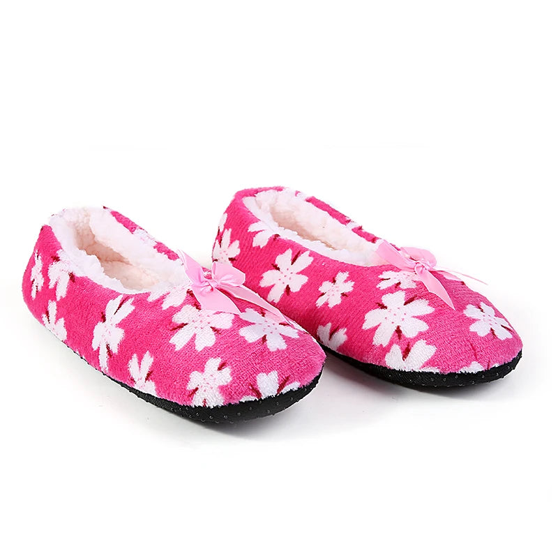 Womens Slippers Cotton Non-slip Indoor