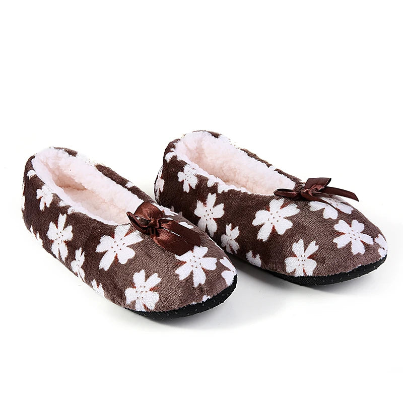 Womens Slippers Cotton Non-slip Indoor