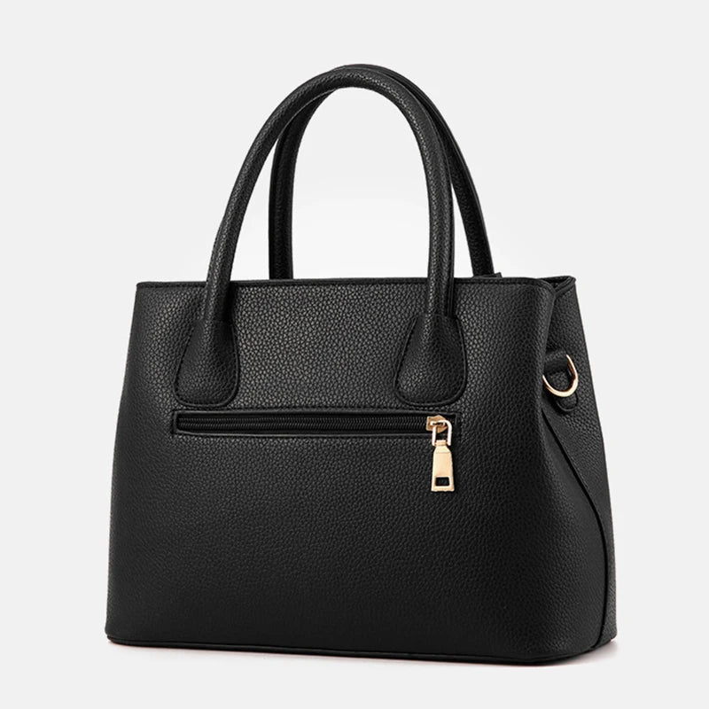 Women's Faux Leather Top Handle Bag | Footmaxldn