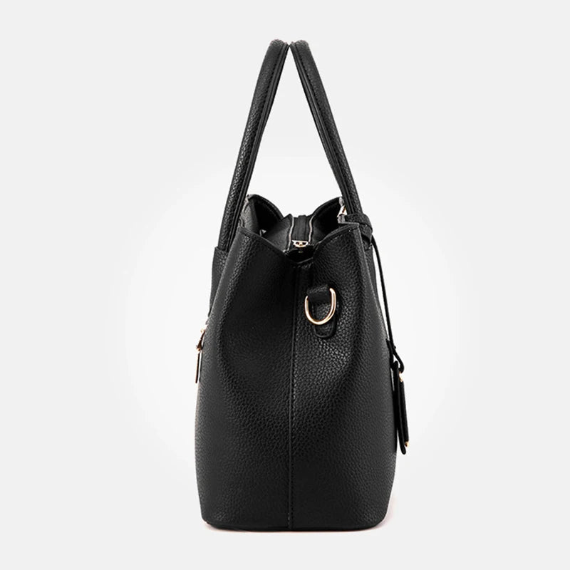 Women's Faux Leather Top Handle Bag | Footmaxldn