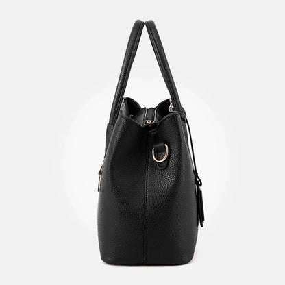 Women's Faux Leather Top Handle Bag | Footmaxldn