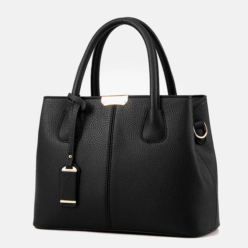 Women's Faux Leather Top Handle Bag | Footmaxldn