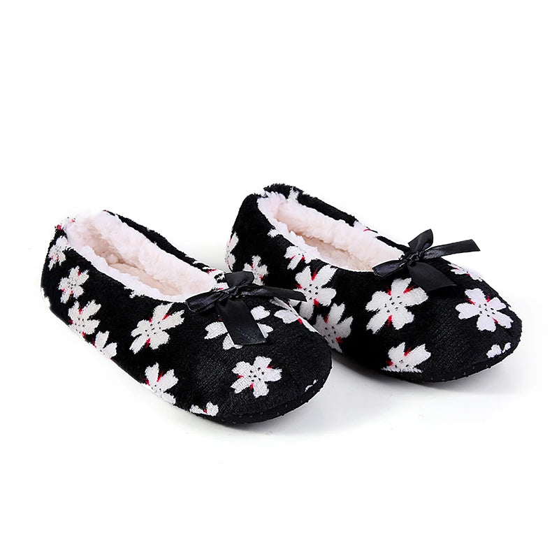 Womens Slippers Cotton Non-slip Indoor