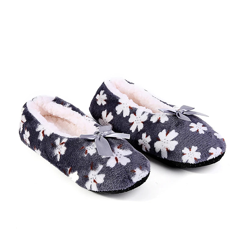 Womens Slippers Cotton Non-slip Indoor