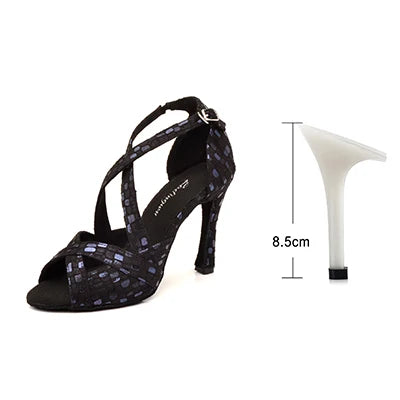 Footmaxldn Women's Latin & Ballroom Dance Sandals