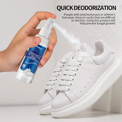 Footmax Shoe Deodorizer Spray - 60ml Antibacterial Foot Odour Eliminator & Freshener