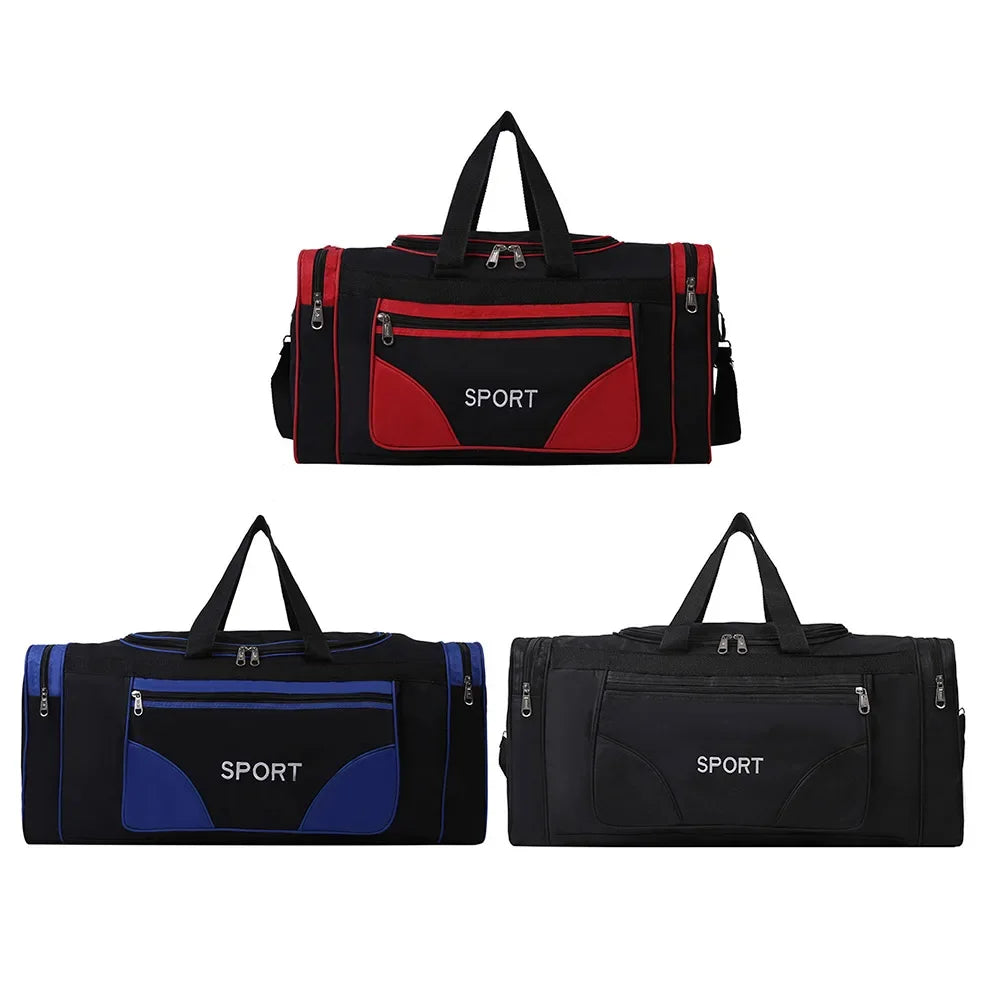 Footmax Large Gym Bag with Shoe Compartment - Dry Wet Separation Sports Duffel - footmaxldn