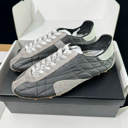 Footmaxldn Genuine Leather Lace-Up Casual Shoes