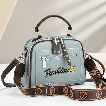 New Women bag Handbag for women 2025 sac a main Casual leather Printed monogram single shoulder straddle bag - footmaxldn