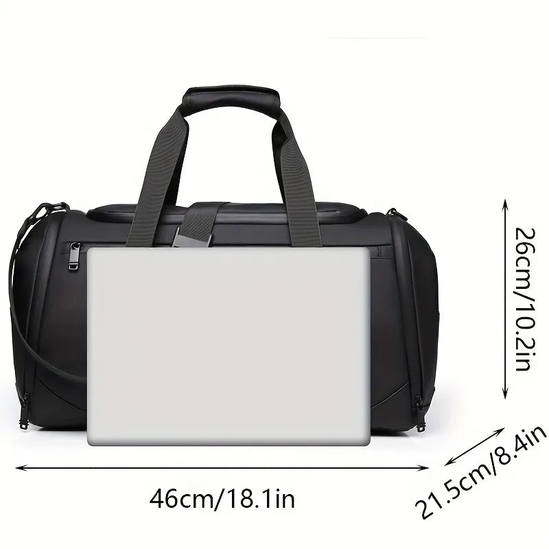 Large Capacity Travel Duffel Bag - Durable Oxford Cloth, Spacious & Stylish Overnight Sports Gym Bag with Multiple Compartments - footmaxldn