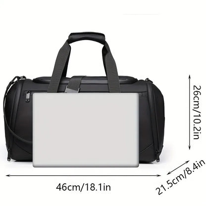 Large Capacity Travel Duffel Bag - Durable Oxford Cloth, Spacious & Stylish Overnight Sports Gym Bag with Multiple Compartments - footmaxldn