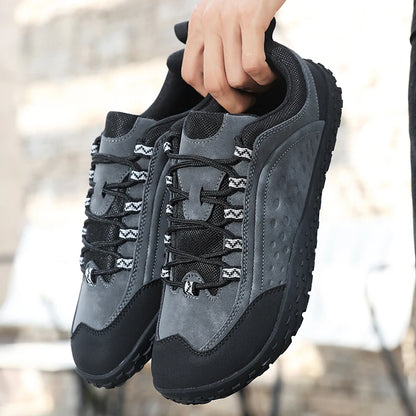 Autumn New Wide Toe Men Waterproof Sneakers Outdoor Non-slip Rubber Walking Shoes For Men Sport Hiking Footwear Plus Size 37-48 - footmaxldn