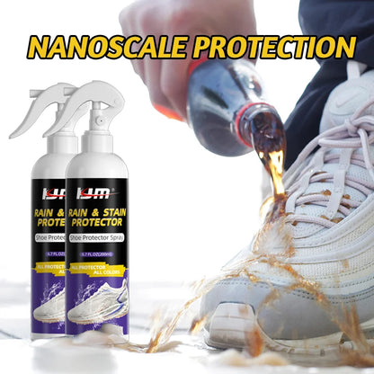 Footmax Waterproof Shoe Protector Spray - 100ml Stain Repellent for Leather & Suede