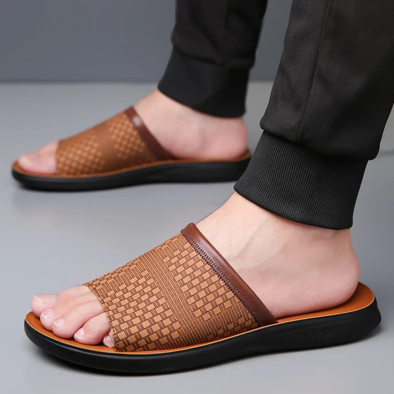 Men's Slide Sandals – Lightweight Summer Footwear by Footmaxldn